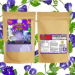 Gamme Poudre de pois papillon ou extrait de fleur de Clitoria-Ternatea
