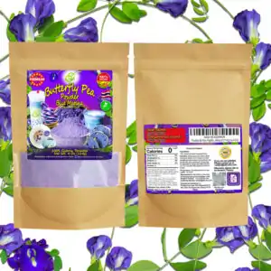 Gamme Poudre de pois papillon ou extrait de fleur de Clitoria-Ternatea
