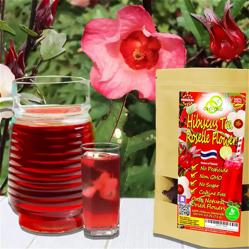 <br> Tè all'ibisco fiore intero | Prestige Euro-Trade Tè all'ibisco o roselline di prestigio Euro-Trade