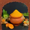 Turméric de Thaïlande Curcuma Thaï Illustration dans un pot
