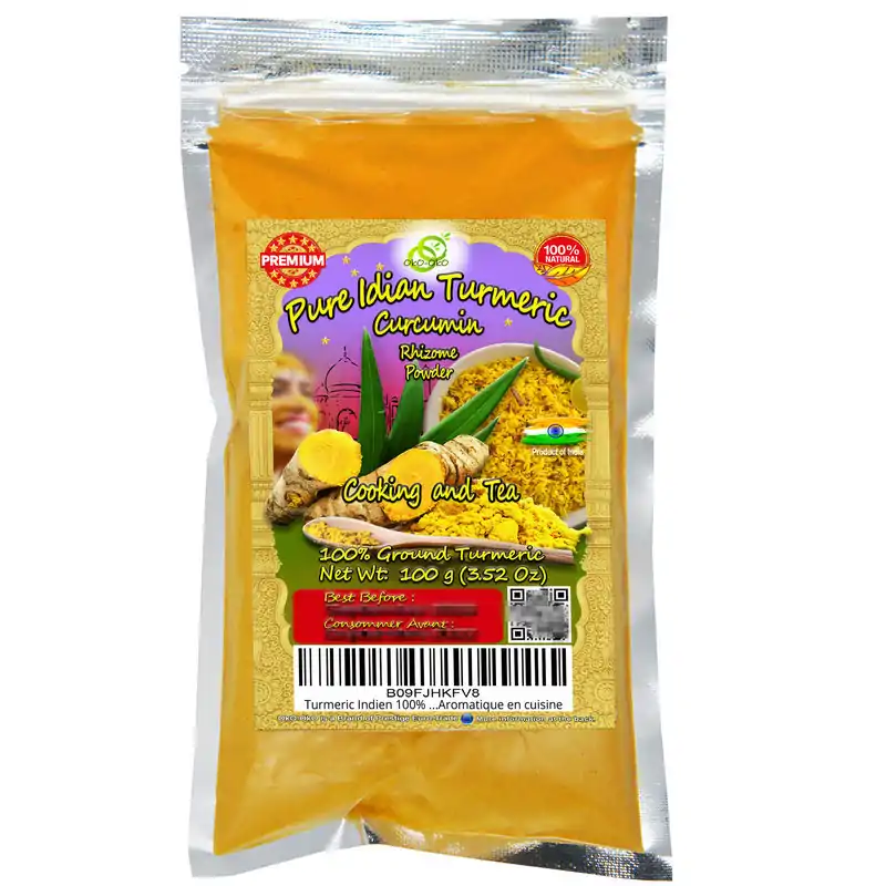 Curcuma Indien 100 g et 500 g | Prestige Euro-Trade Turméric d'inde Curcuma indien variante 100g